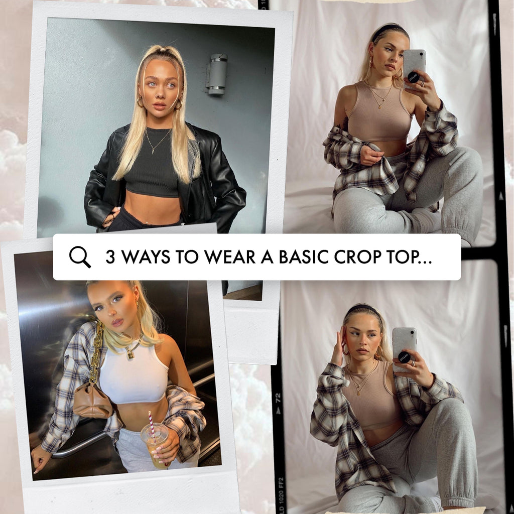 3 Ways To Wear A Basic Crop Top
