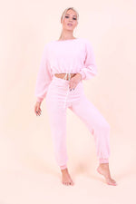 Pink Teddy Co-Ord with Drawstring